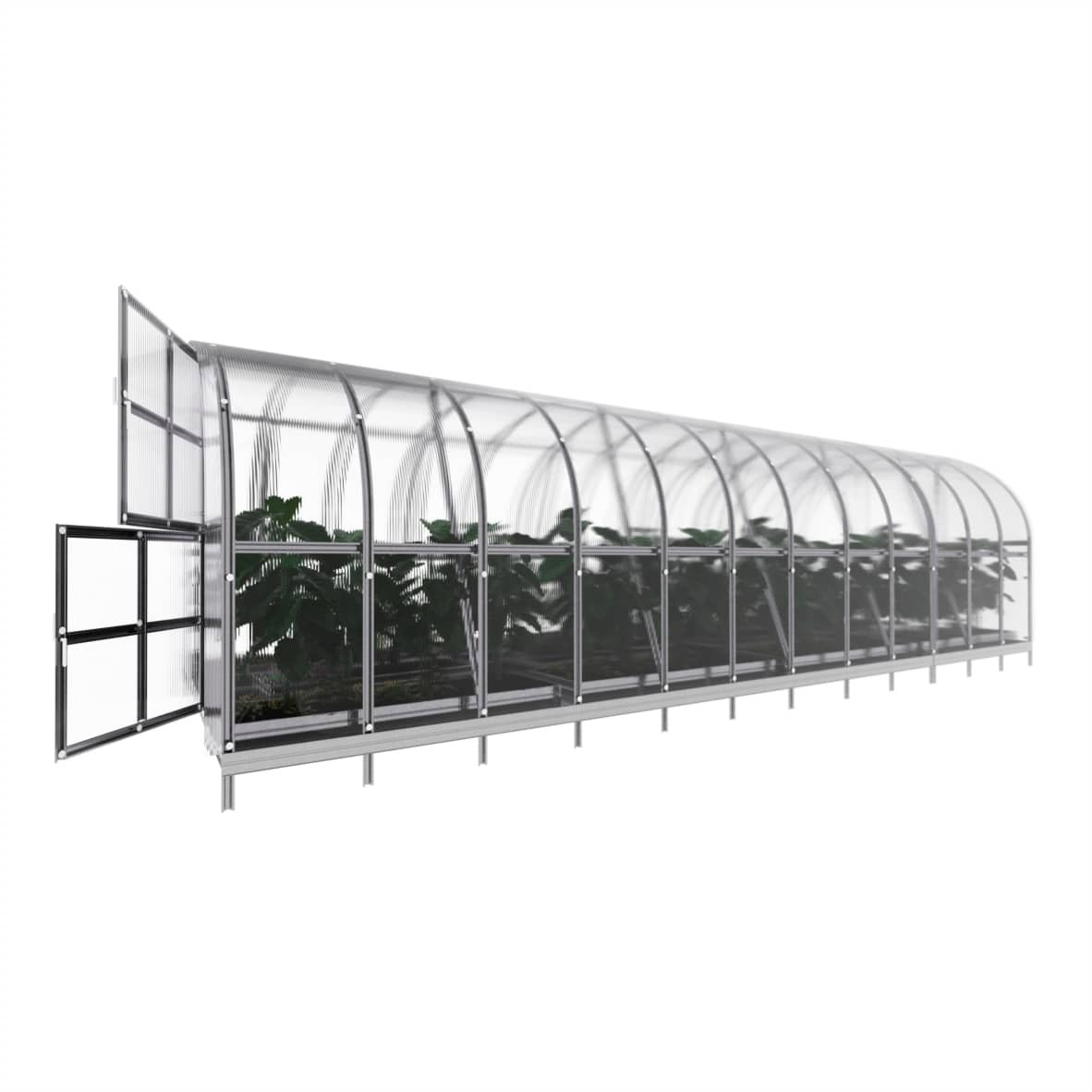Gewächshaus Klassiker ARK 8 Meter tiefe