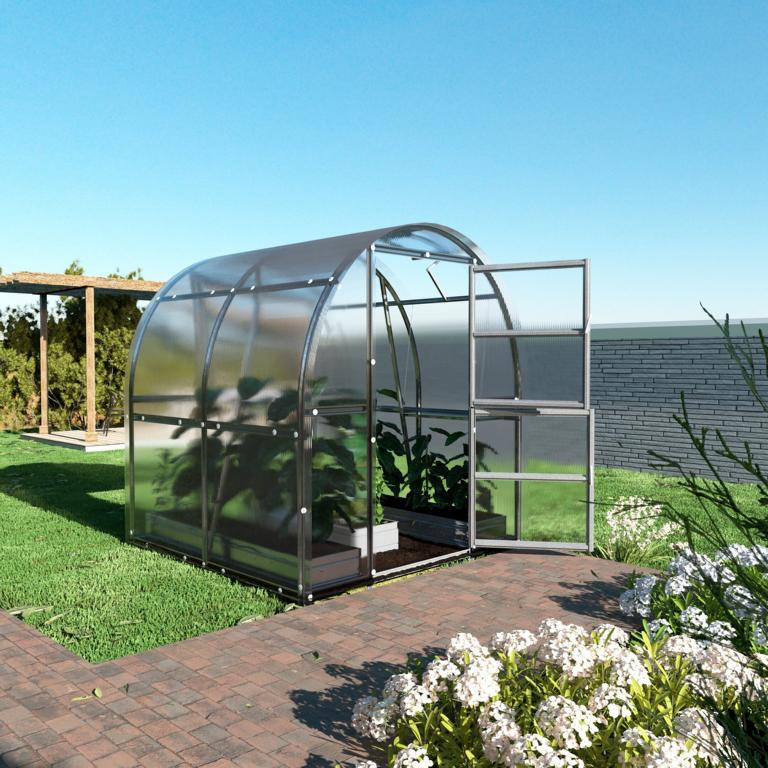 Gewächshaus aus Polycarbonat - Klassiker Slim 4 m²