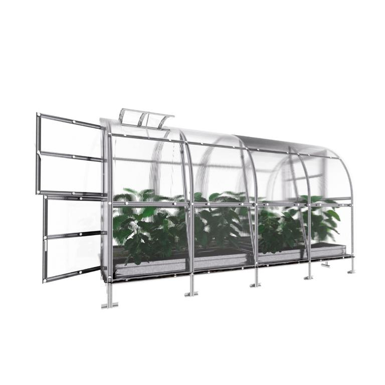 Gewächshaus aus Polycarbonat - Klassiker Slim 8 m²