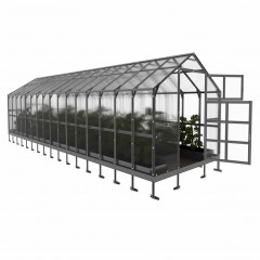 Gewächshaus Klassiker 22m²  (9,17 m Länge) 6mm Polycarbonat | HAUS