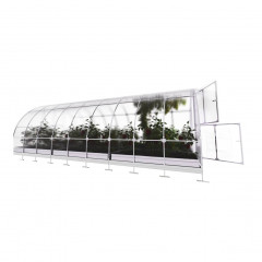 Gewächshaus-Polycarbonat 6mm, 6 m Tiefe, TUBE