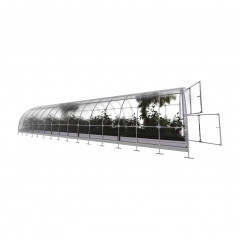 Gewächshaus Klassiker Rundbogen 3x10m - 30m², 4 mm Polycarbonat. TUBE