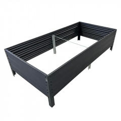 Hochbeet Woodlook GPPS Klassiker - Anthrazit (grau)