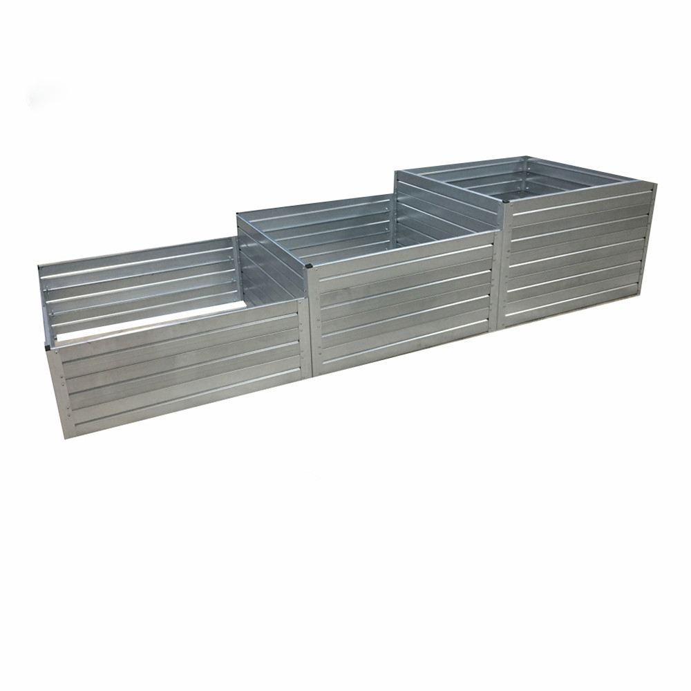 Hochbeet Treppe aus Metall (verzinkt)