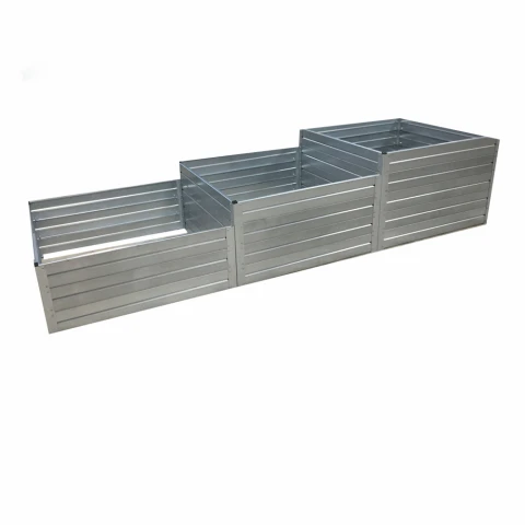 Hochbeet aus Metall (Treppe)