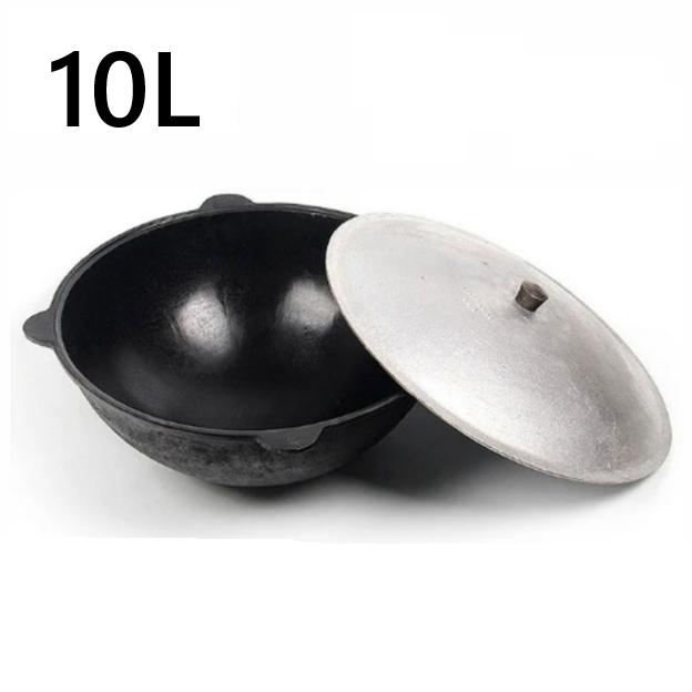 10l Gusseisen Kazan - Gusseisen Uzbek Topf - Namangan