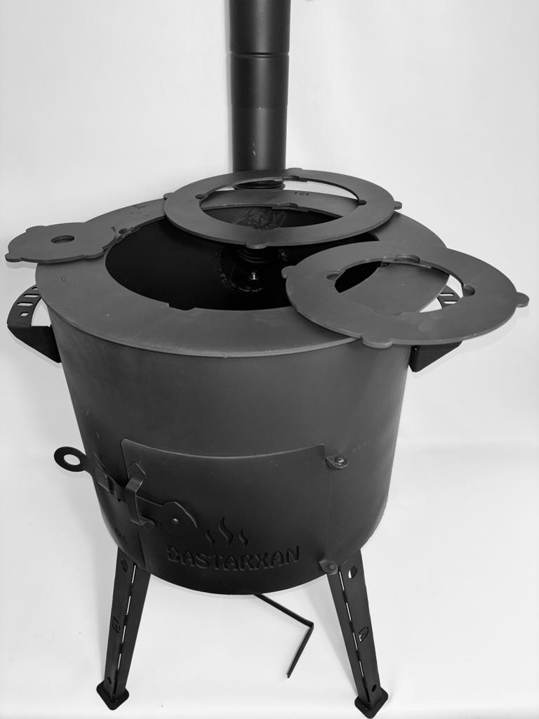 Adapter-Ringe 4 mm für Utschak Ø44 cm | Kazan Herdplatte Set (5 Größen) | IN-MO