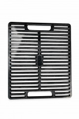 Gusseisen Grillrost 40×46 cm - BBQ Grillrost für perfekte Hitze & Grillstreifen