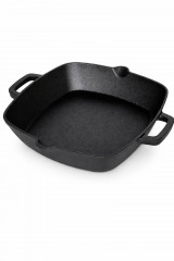 Gusseisen Pfanne in quadratischer Form