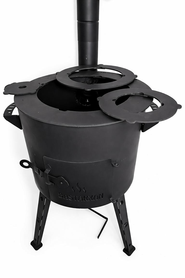 Adapter-Ringe 4 mm für Utschak Ø44 cm | Kazan Herdplatte Set (5 Größen) | IN-MO