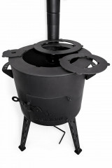 Adapter-Ringe 4 mm für Utschak Ø49 cm | Kazan Herdplatte Set (5 Größen)