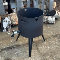 Gaskocher aus 3mm Stahl, stabile Konstruktion