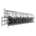 Gewächshaus aus Polycarbonat 6 Meter Länge