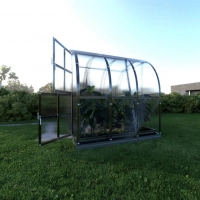 Rundbogen Gewächshaus Klassiker - 2 Meter tiefe. 3 Meter breite