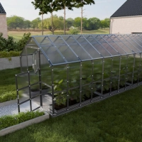 Gewächshaus Haus aus Polycarbonat und verzinktem Stahl