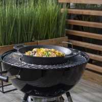 Wok-Pfanne aus Gusseisen Mustang