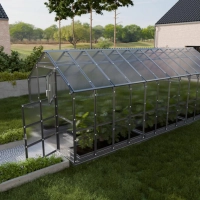 Gewächshaus Haus aus Polycarbonat und verzinktem Stahl