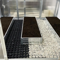 Hochbeet Bausatz für Gewächshaus - Gemüse Pflanzbeet für Gemüse & Kräuter