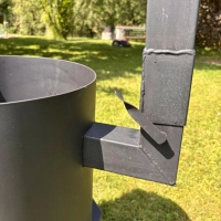 Kazan Ofen mit Kaminzugregulierung! Stahl 3mm