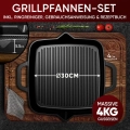 GUSSKÖNIG Gusseisenpfanne 30cm auf Gasgrill