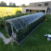 Gewächshaus 10 Meter tiefe