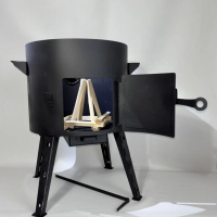 Utschak ohne Schornstein - Outdoor-Feuerstelle und Grill für Gartenpartys