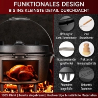 GUSSKÖNIG - Dutch Oven Set - Gusseisen Topf