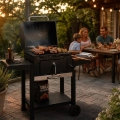 Mustang Laguna Holzkohlegrill mit Deckel für Garten und Terrasse