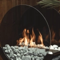 Umweltfreundlicher Bio Ethanol Kamin in Schwarz