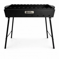 Mangal Holzkohlegrill Klappbar BBQ für 11 Spieße