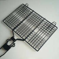 Grillguthalter Edelstahl - abnehmbarem Griff,