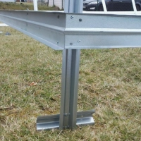 Gewächshaus Bodenanker T-Form - stabile Fundamentverankerung ohne Beton