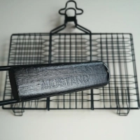 Grillguthalter Edelstahl - abnehmbarem Griff.