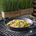 Wok-Pfanne aus Gusseisen Multigrill-kompatibel Mustang