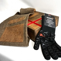 Wunderschöne Geschenkbox mit Digitaldruck in Holzoptik, aus naturbelassener Wellpappe