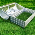 Hochbeet Set 150 × 75 cm inkl. Abdeckung | Verzinkt | KLASSIKER GARDEN