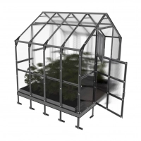 Gewächshaus aus Polycarbonat und verzinktem Stahl