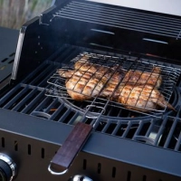 Grillguthalter aus Metall Grillgitter 55cm Mustang