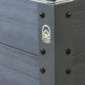 Hochbeet Klassiker Woodlook 150x75x30 Grau