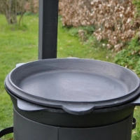 Gusseisen Pfanne für Gas, Backofen, Feuerofen, offenes Feuer