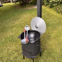 Feldküche ø 36cm mit Schornstein Set 4