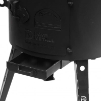 Utschak mit Schornstein im Einsatz bei einer Sommerparty