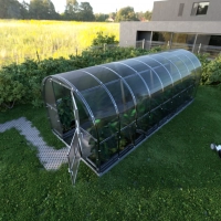 Gewächshaus aus Polycarbonat 6 Meter tiefe 3 Meter breite ARK