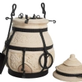Tandoor Nomade BBQ Grill für Garten, Klappendeckel