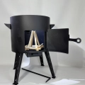 Utschak ohne Schornstein - Outdoor-Feuerstelle und Grill für Gartenpartys