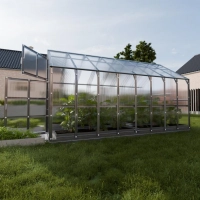 Gewächshaus aus Polycarbonat und verzinktem Stahl